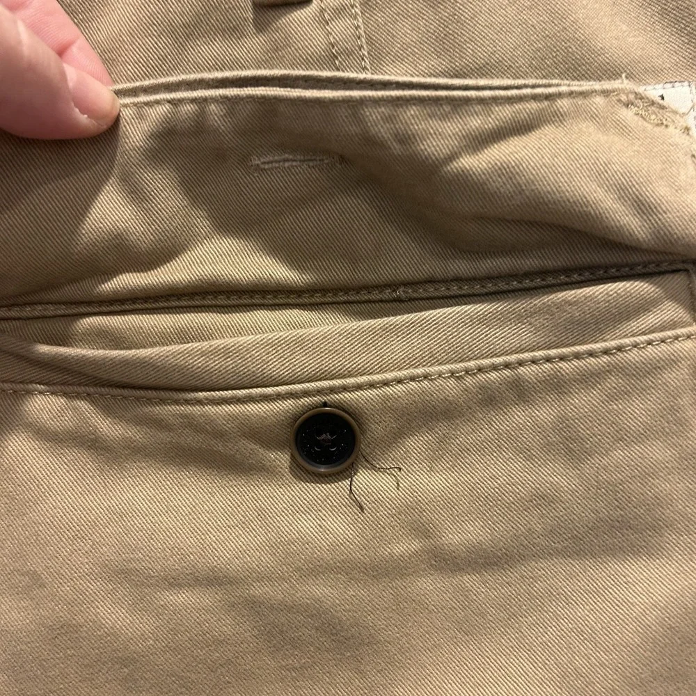 Timberland Mens Cargo Shorts Khaki Tan Cotton‎ Twill Size 38 Outdoor Utility Y2k